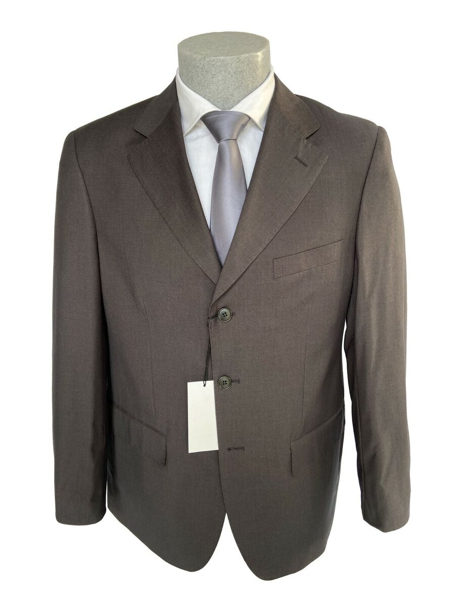 Abito classico uomo Confitalia marrone scuro Drop 7 sconto 70