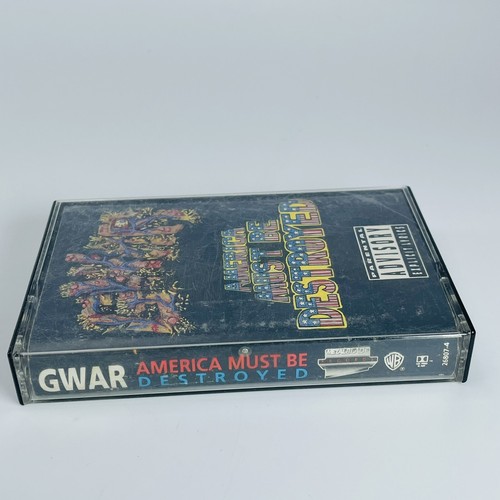 GWAR America Must Be Destroyed VTG 1992 Cassette Tape Heavy Metal Blade Records - Picture 6 of 8