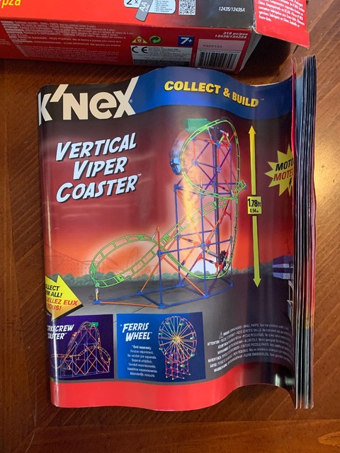 K'Nex Vertical Viper Coaster #12435 w/ Instructions - Motorized Roller Coaster | eBay