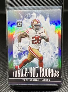 2021 Panini Donruss Optic - White Hot Rookies Trey Sermon #WHR-10 (RC)