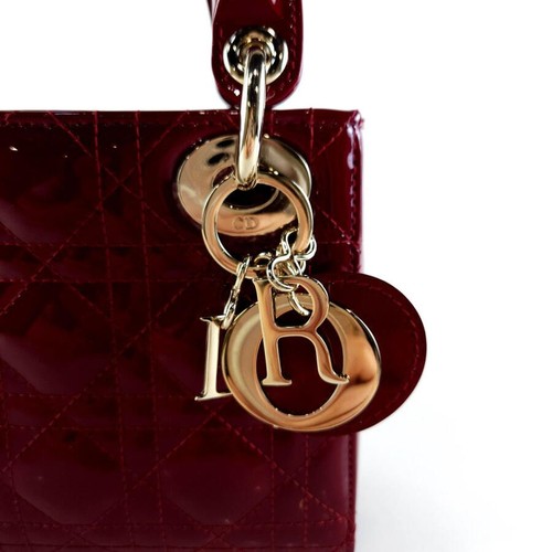 Dior Patent Cannage Lady Tote Bag Crossbody 10440 139927983 - Picture 2 of 7