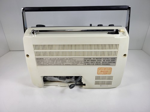 RADIO TRANSISTOR SONY MR-9100W DE COLECCIÓN - SISTEMA DE SONIDO MATRICIAL - ¡Funciona bien!!! - Imagen 6 de 7