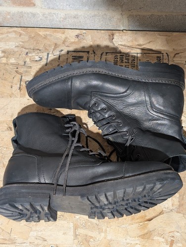 AllSaints Herren Piero Combat Stiefeletten in Schwarz Leder EU 43 US 10 - Bild 4 von 7