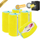 4pcs Shoe Laundry Washing Bag Zipper Pouch for Washing Machine & Dryer Reusable