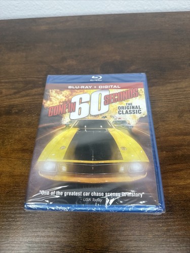 GONE IN 60 SECONDS Original Classic Car Theft Action Movie BLU-RAY + DIGITAL NEW - Picture 1 of 8