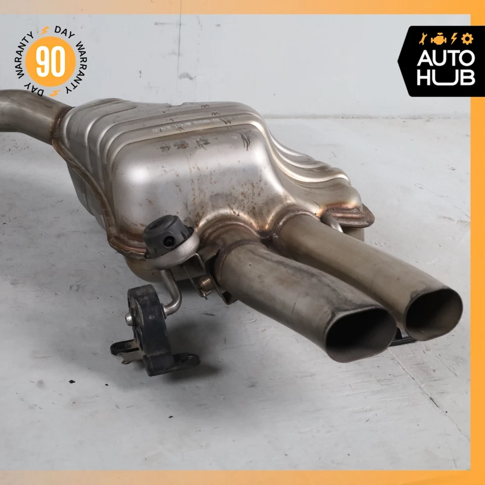 Juego de silenciadores de escape Bentley Continental Flying Spur sedán 6,0 L 3W0253611A OEM Foto 4 de 4