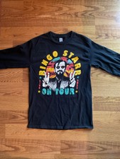 Ringo Starr His All Star Band Concert T-Shirt 2022 Long Sleeved Size Small