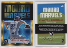 2018 Panini Donruss Mound Marvels Gold /99 Clayton Kershaw #MM1
