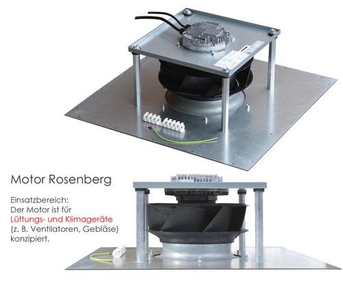 530W 200-277V Motor Fan Rosenberg GD 84-40 Air Conditioning Technology Fan L64 - Picture 5 of 6