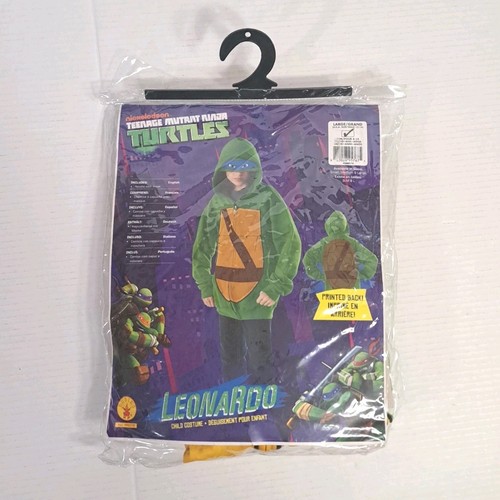 Disfraz de Tortugas Ninja Adolescentes Mutantes de Rubí Leonardo Sudadera con Capucha Grande 8-10 TMNT Leo - Imagen 2 de 3