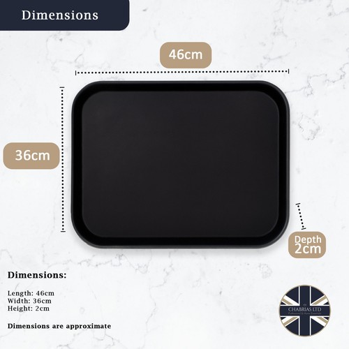 Bar Anti Slip Serving Tray Black 11", 14", 16", 18" Bar Accessories, Pubs - Picture 103 of 117