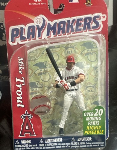 MIKE TROUT Angels PLAY MAKERS McFarlane Action Figure Baseball Topps New!