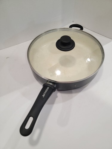 12” 5 Quart Green Life Pan With Glass Lid And Handle - Picture 3 of 12