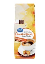 Great Value Breakfast Blend, 100 Arabica, Medium Roast, Ground Coffee, 12 oz