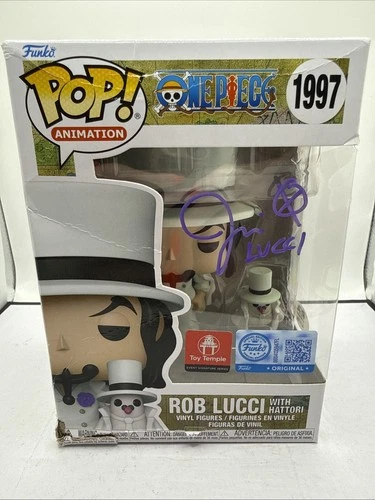 Funko Pop Rob Lucci #1997 SIGNED JSA by Jason Liebrecht Exclusive One Piece w/PP