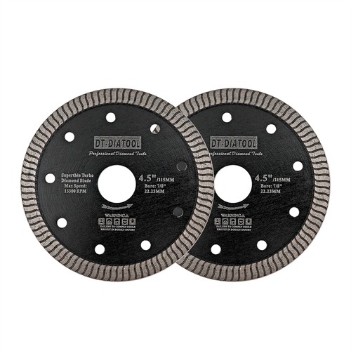 DT-DIATOOL 1/2/5pcs Dia 115/125mm Diamond Super thin S corrugated Saw Blades - Picture 8 of 12