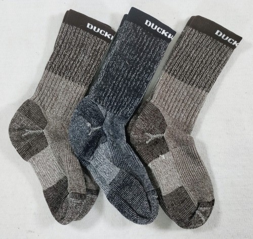 3 - Duckworth mittelschwere Crew-Wandersocken Merinowolle Medium 7-9,5 (siehe Bilder)