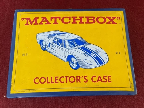Vintage Matchbox 48 Collectors Car Case No. 41 - 1966 Lesney  Ford GT 6