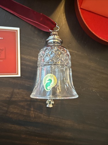 8th Waterford 12 Days of Christmas Crystal Bell Eight Maids Milking Ornament #8 - Picture 5 of 7