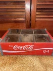 RARE 64oz Vintage Coca Cola Wooden Crate Holds 6 1970’s