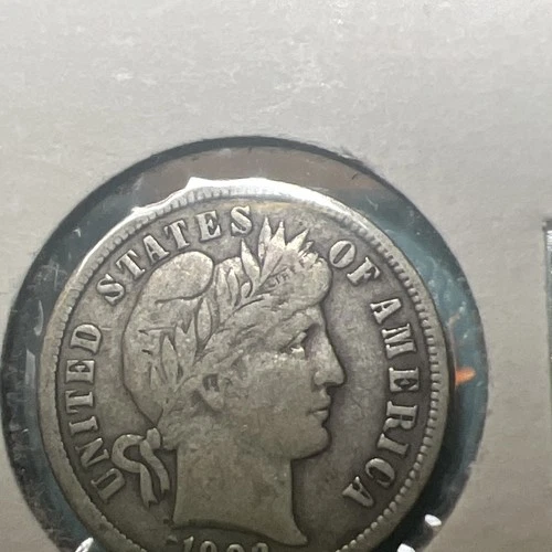 1903-O US BARBER/LIBERTY HEAD DIME -  90% silver