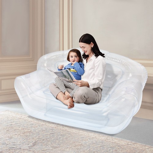 Sofá inflable portátil doble persona PVC sofá patio camping sofá inflable - Imagen 16 de 16
