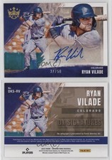 2022 Panini Diamond Kings DK Signatures Holo Gold /50 Ryan Vilade Rookie Auto RC