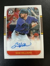 2021 Donruss Optic Sam Hilliard Retro 1987 Signatures #RS87-SH Auto