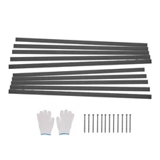 Metal Landscape Edging 10Packs 60in Rust-Resistant Bendable For Yard Garden