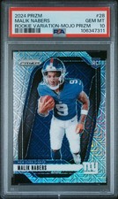 2024 Panini Prizm Malik Nabers RC Mojo Variation PSA 10