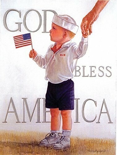 neu. God Bless America Art Suns Out von Patricia Bourque 300-teiliges Puzzle