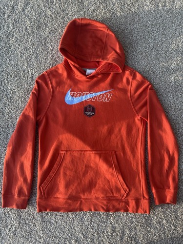 Boys Nike Houston Dynamo Dash Hoodie Size youth Large, Orange