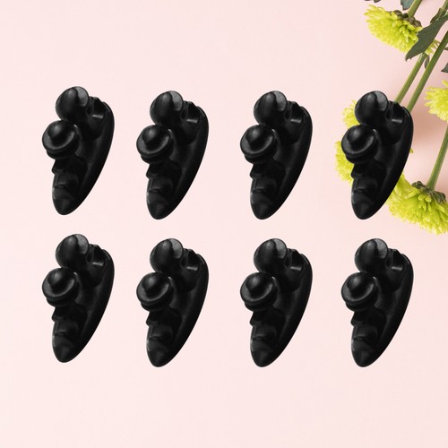 8pcs Self-adhesive Cable Clips Dashboard Cable Organizer Multipurpose (Black) - Afbeelding 3 van 12