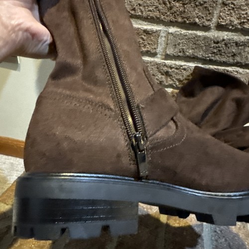 Marc Fisher LTD ML Ganven Women's Over-The-Knee Boots Dark Brown Size 7.5 - Picture 14 of 15