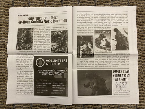 Godzilla Gazette NYCC 2025 Zeitung Bandai Namco 16 Seiten Donnerstag 10.9.25 - Bild 7 von 9