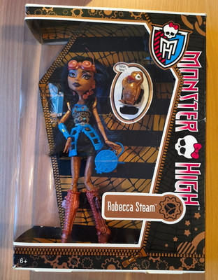 Monster High Robecca Steam 1. Basic Wave mit OVP 2012 Reboxed Mattel Puppe Doll