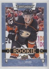 2017-18 Upper Deck Compendium Rookies Blue Jaycob Megna #594 Rookie RC