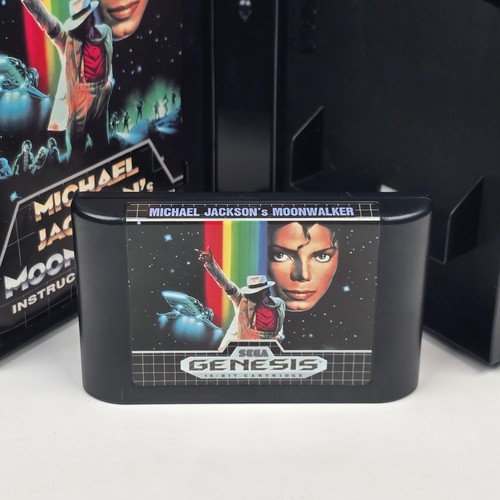 Michael Jackson's Moonwalker (Sega Genesis) CIB COMPLETE & TESTED - Picture 3 of 7