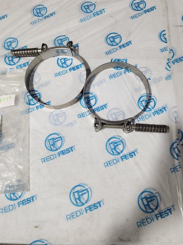 2er Pack 6" Mikalor Klemme, für M2A2 Motor, Schraube, konstante Spannung, rostfrei - Bild 18 von 19