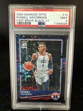 2020-21 Panini Donruss Optic - Russell Westbrook #70 Fast Break Black 1/1 PSA 9