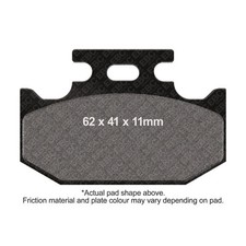 EBC Motorcycle TT Brake Pads Rear Left for Yamaha YZ 250 2T 1992 - 1997