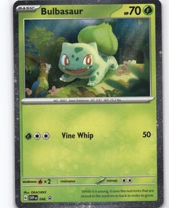 Bulbasaur - (Cosmos Holo) Promo SV: Scarlet & Violet Promo Cards 046 NM Pokemon