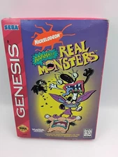 Vintage Sega Genesis Real Monsters Video Game