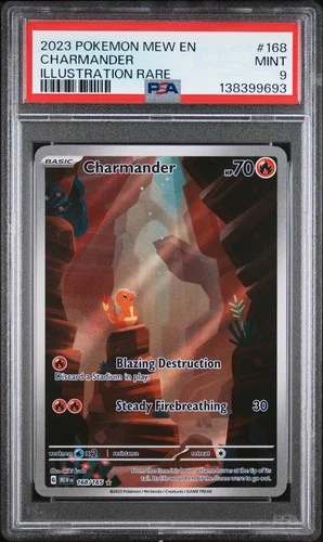 Charmander 168/165 Illustration Rare 151 Pokemon PSA 9 *693