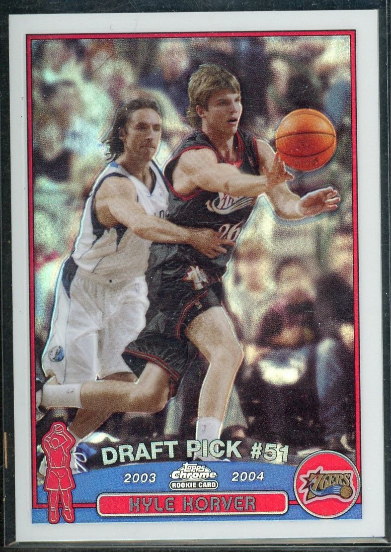 2003-04 Topps Chrome Refractor Kyle Korver #153 Rookie Card RC