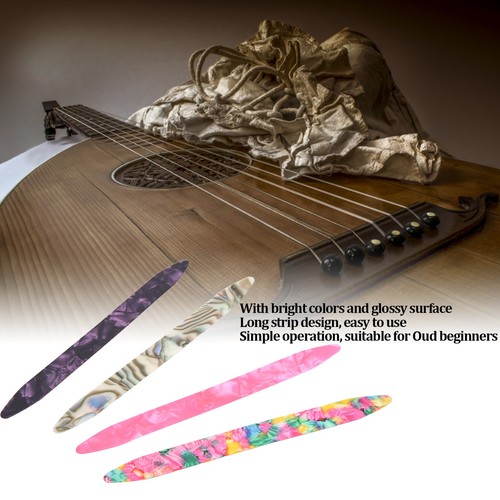 10PCS 0.71mm Oud Picks Celluloid Flexible Plectrum Replacement For Plucked Instr - Picture 4 of 22
