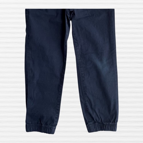 OshKosh B'Gosh Boys Girls Chino Jogger Sweatpants Blue Drawstring Waist Size 6 - Picture 4 of 11