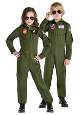 Kid's Top Gun Movie Flight Uniform Costume