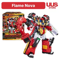Metal Cardbot S FLAME NOVA Transform Robot Action Figure Toy  SAMG