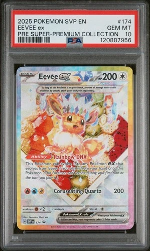 Eevee EX 2025 Black Star Promo Super Premium Collection PSA 10 Gem Mint